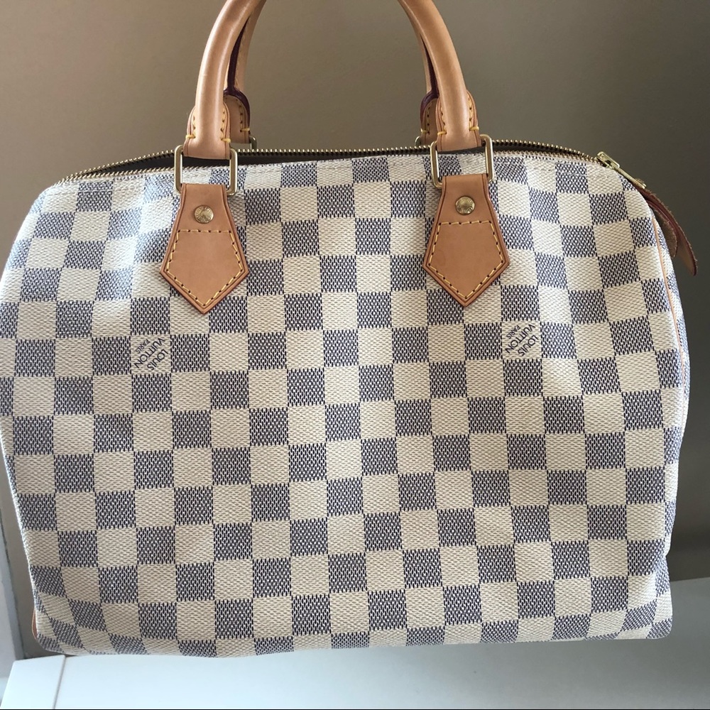 LV Damier Azur Speedy 30 •pristine condition•